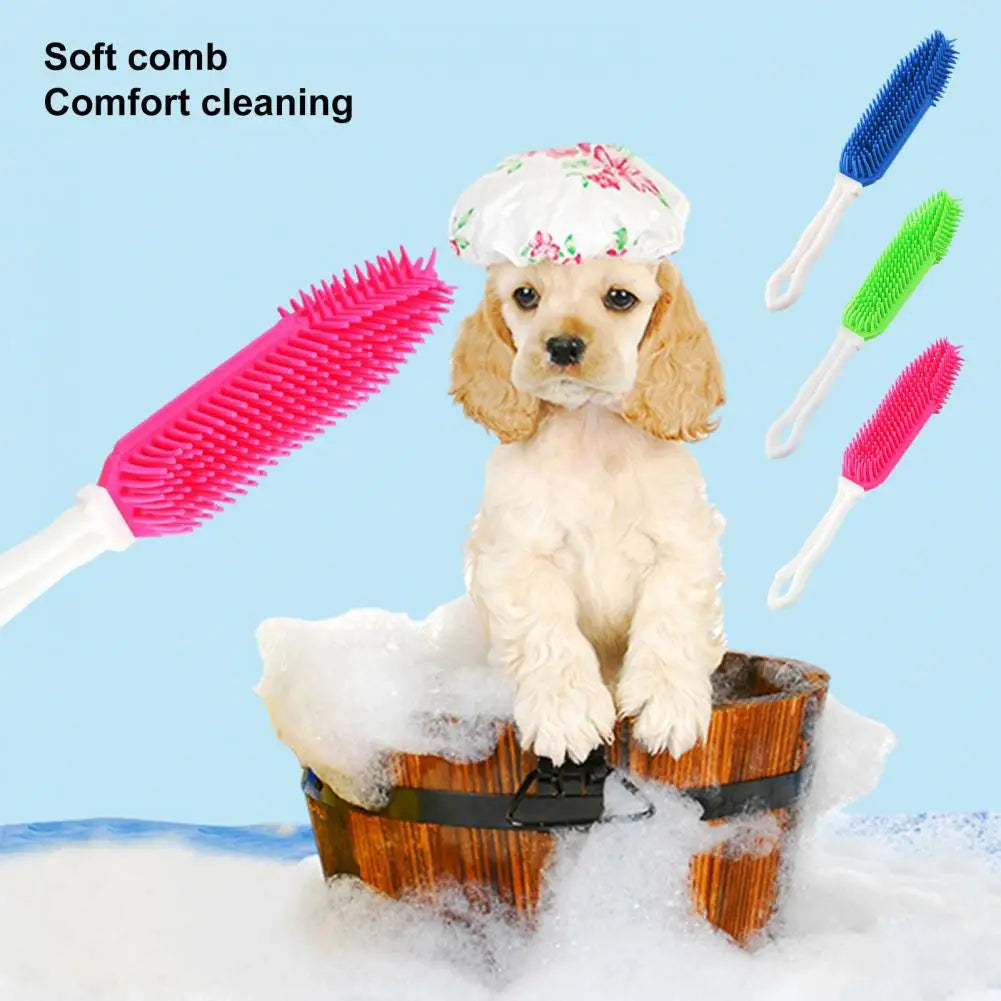 1 Pet Bathing Brush with Long