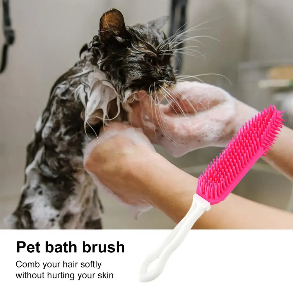 1 Pet Bathing Brush with Long